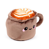 Butée de porte en peluche cappuccino Foodiemals