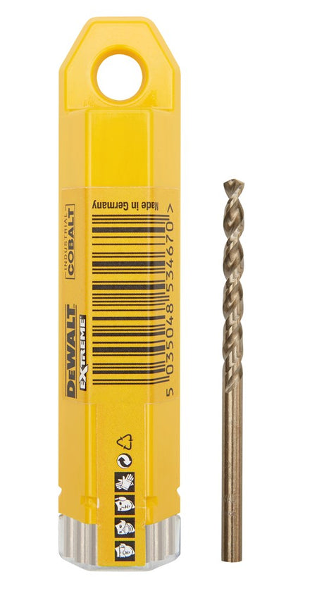 Accessoires Dewalt foret à métal industriel hss au cobalt 3,2 mm - dt4921-qz