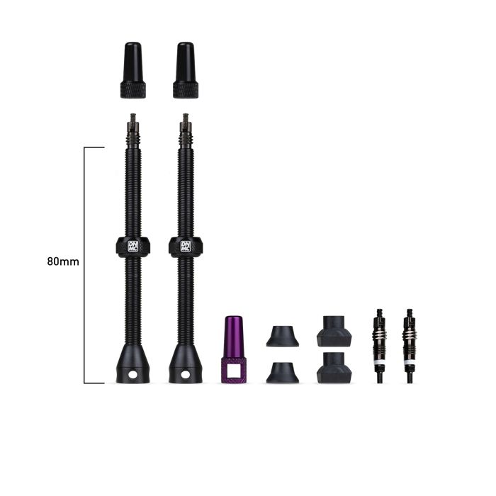 Valves tubeless barman dynamique 80mm - 1set