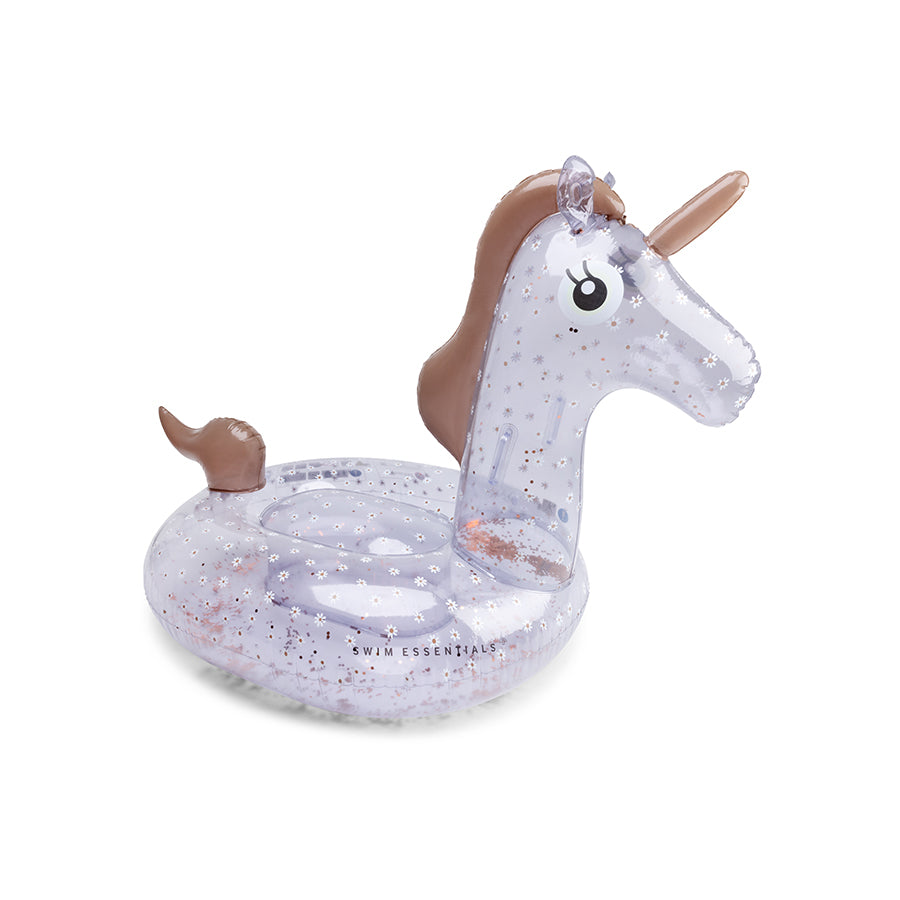 Fleur de marguerite | matelas gonflable licorne bleue 150 cm