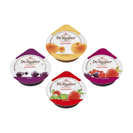 Assortiment de confitures De ruijter 50% (200x 15gr)