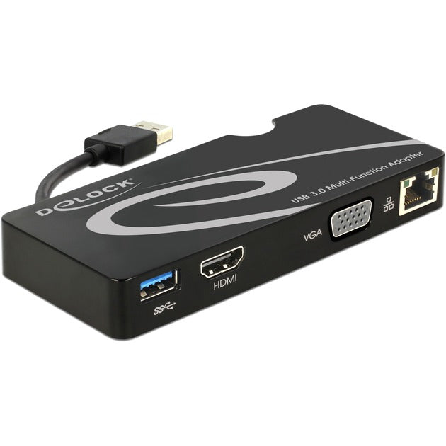 Adaptateur Dellock USB 3.0> HDMI VGA + Gigabit LAN + USB 3