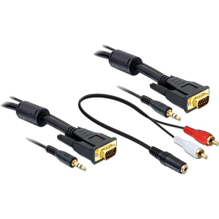 Dellock Dellock Cable VGA + Sound 2M mâle masculin