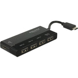Dellock USB externe 3.1 Gen 1 USB-C> 4x USB-A + 1x USB-C