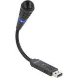 Microphone de cou de cygne de Dellock USB avec bouton muet