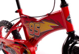 Disney autos disney cars kinderfiets - jongens - 14 inch - rood - twee handremmen