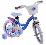 Disney Frozen 2 Children's Bike Girls 14 pouces Blue Purple Two Hand freins