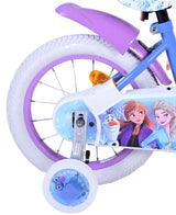 Disney Frozen 2 Kinderfiets Meisjes 14 inch Blauw Paars