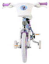 Vélo enfant Volare Disney Frozen 2 - filles - 14 pouces - bleu violet - deux freins à main