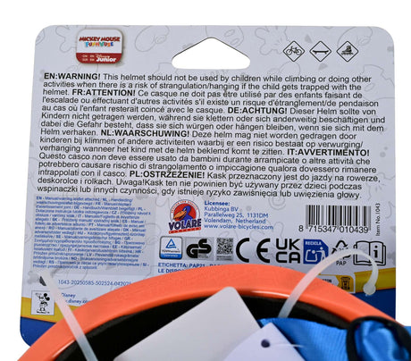 Casque de vélo Volare Disney Mickey
