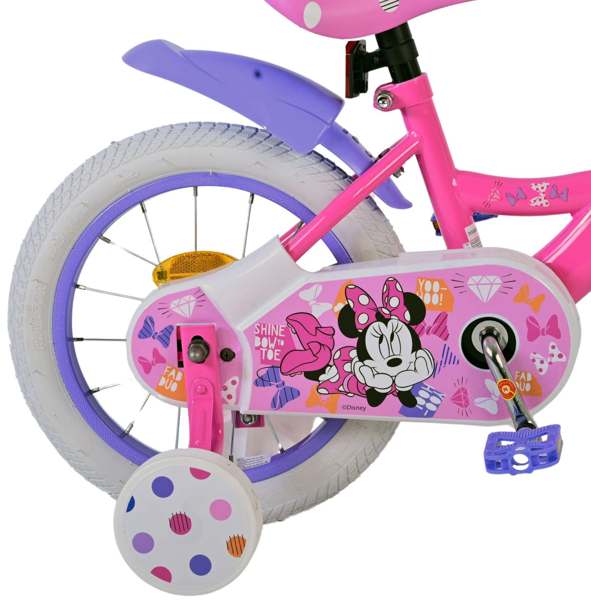 Disney Minnie Cutest någonsin! Barncykelflickor 14 tum rosa