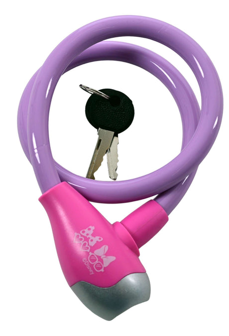 Câble antivol Minnie Mouse violet rose