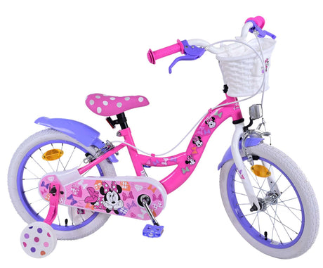 Disney Minnie Kinderfiets Meisjes 16 inch Roze Twee handremmen