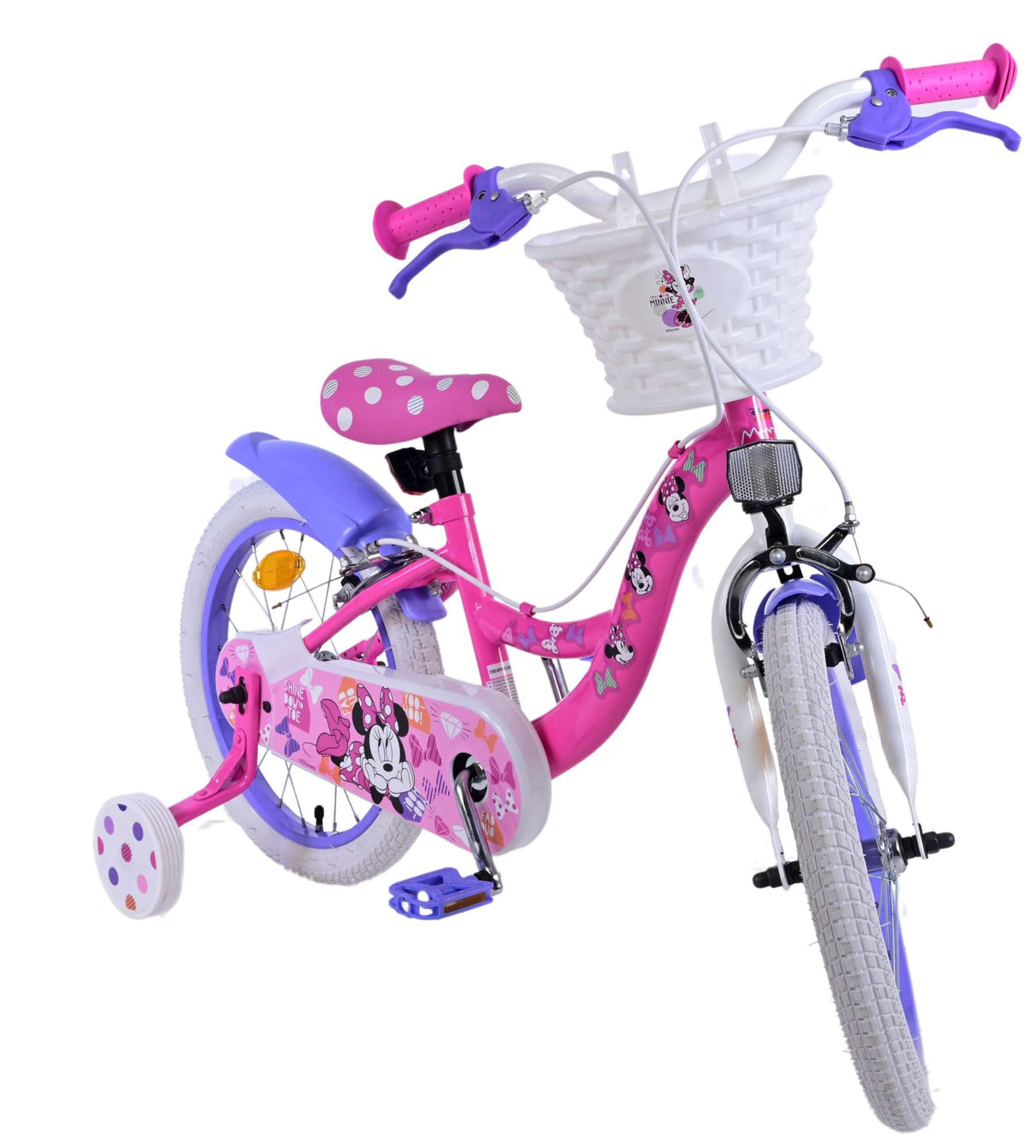 Disney Minnie Children's Bike Girls de 16 pulgadas Pink dos frenos de mano