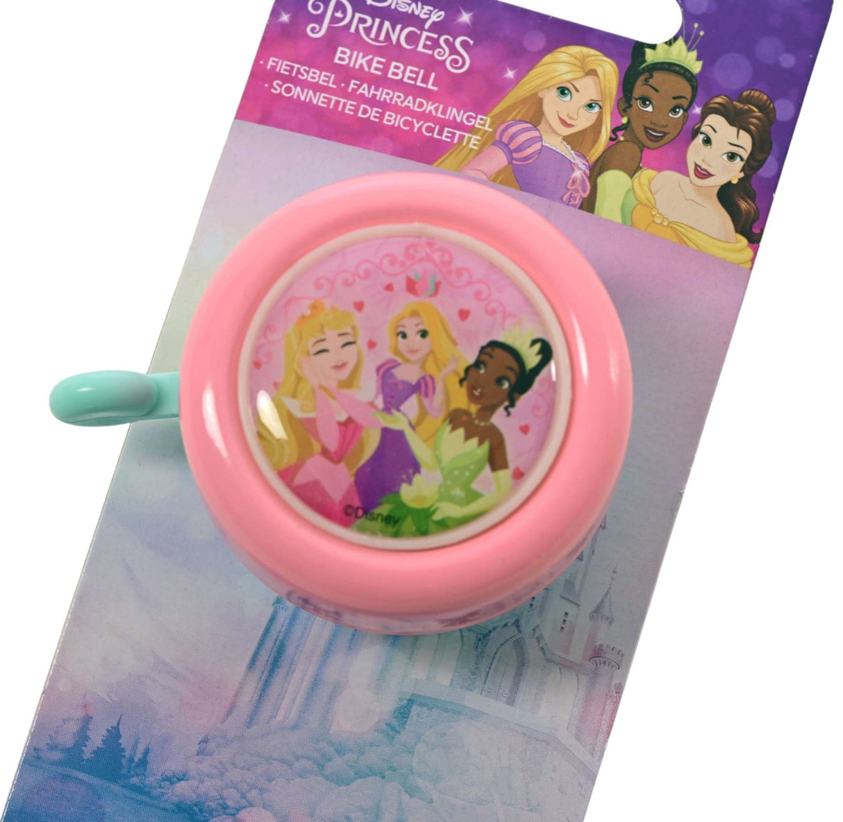 Disney Princess Fietsbel Meisjes Roze Blauw