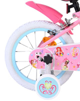 Volare magic royals kinderfiets - meisjes - 14 inch - roze - twee handremmen
