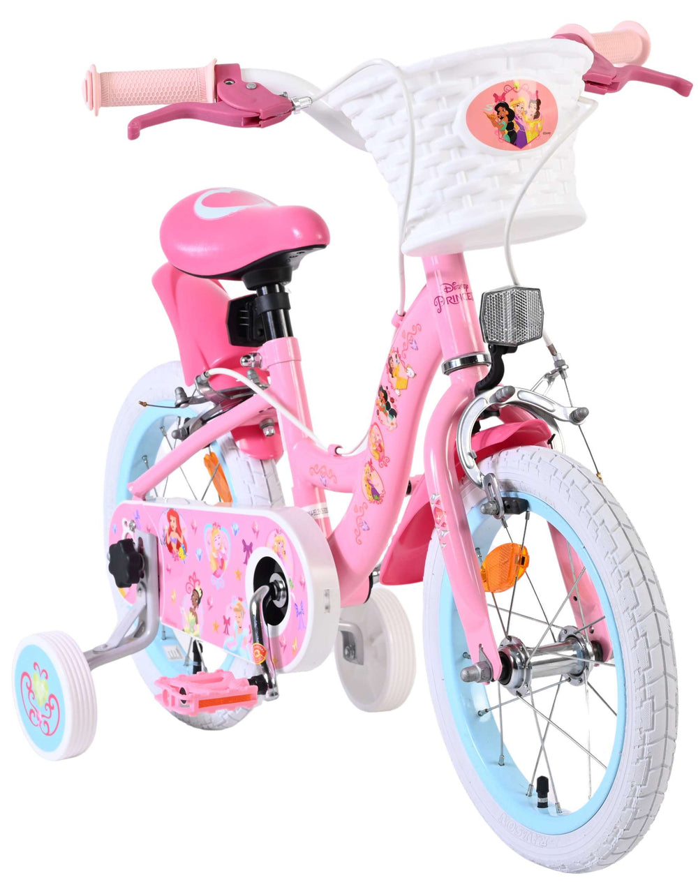 Disney Princess Disney Princess Vélo pour enfants - filles - 14 pouces - rose - deux freins à main
