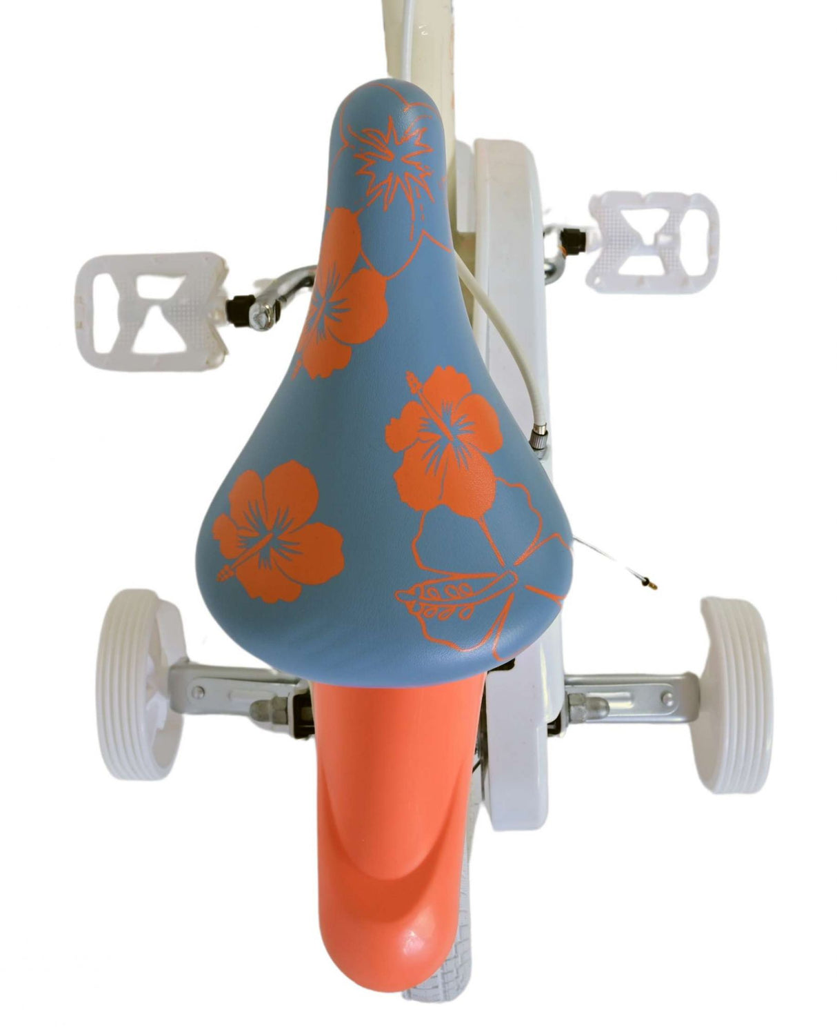 Stitch stitch children's bike girls 12 inch two hand brakes cream coral blue