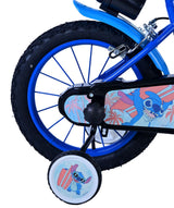 Stitch Stitch Children's Bike Boys 14 pouces Bleu deux freins à main