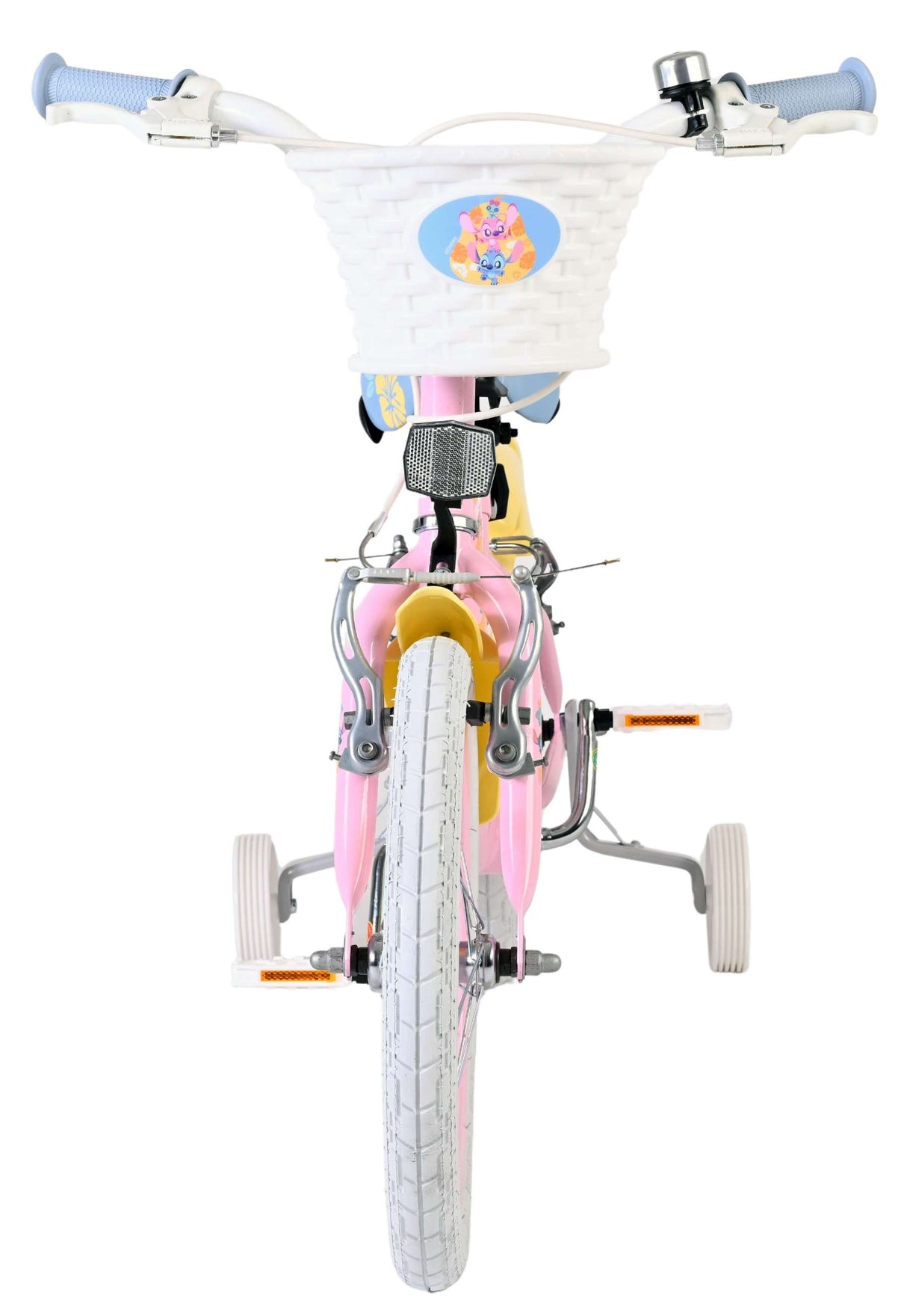 Vélo pour enfants Stich Disney Stitch - filles - 16 pouces - rose - deux freins à main