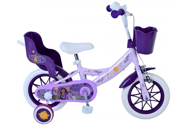 Wish Wish Wish Kinderfiets Girls 12 pouces violet