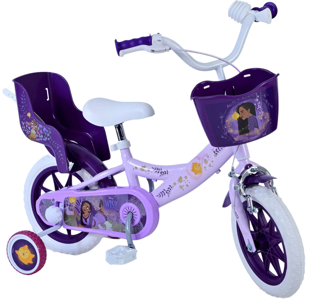 Wish Wish Wish Kinderfiets Girls 12 pouces violet