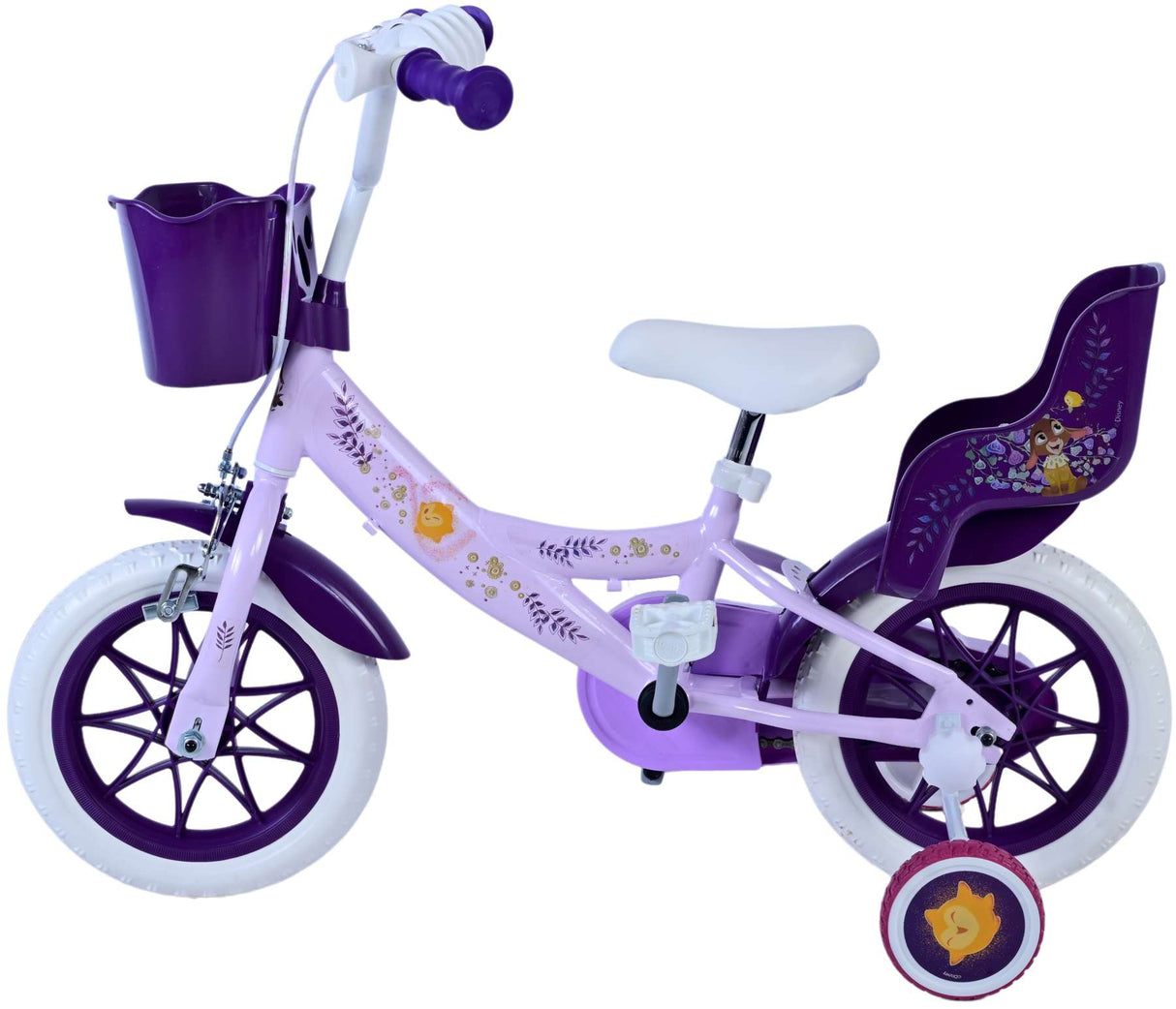 Wish Wish Wish Kinderfiets Girls 12 pouces violet