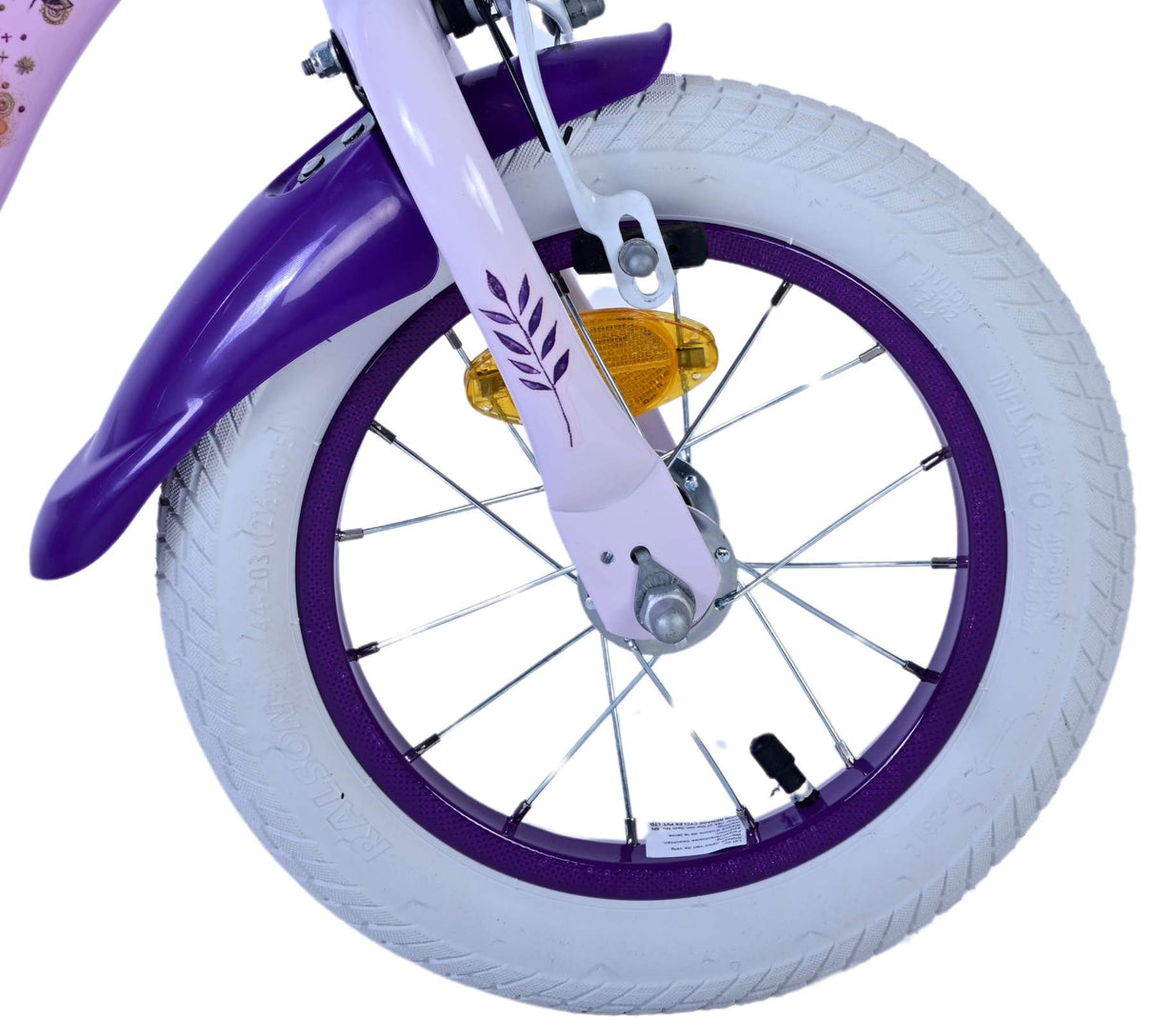 Wish Wish Children's Bike Girls 12 pouces Purple Two Hand freins