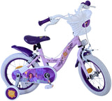 Wish Disney Children's Bicycle - Girls - 14 pouces - Purple - deux freins à main