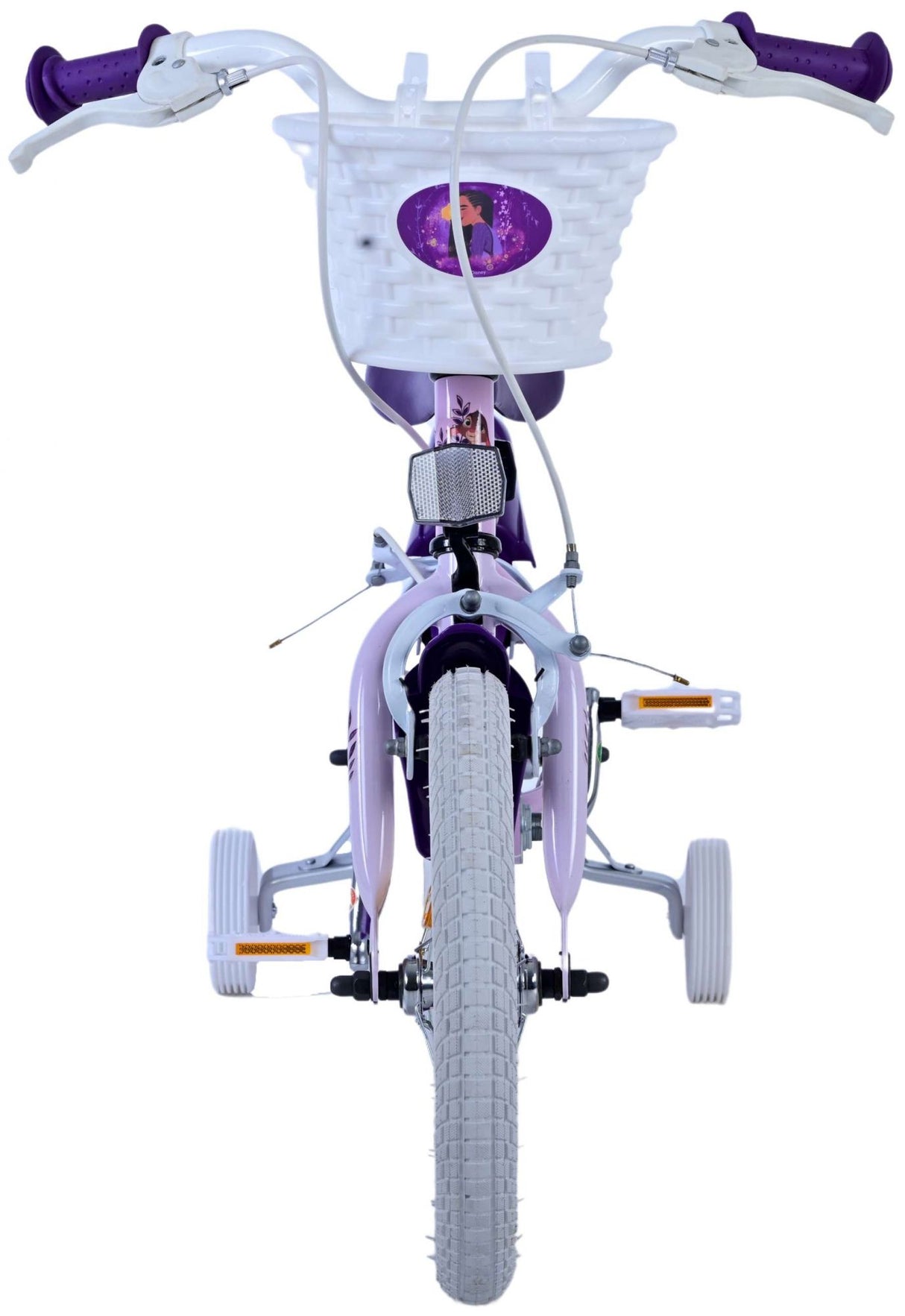 Wish Disney Children's Bicycle - Girls - 14 pouces - Purple - deux freins à main