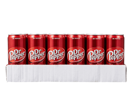 Dr. pepper canette lisse (24x33cl)
