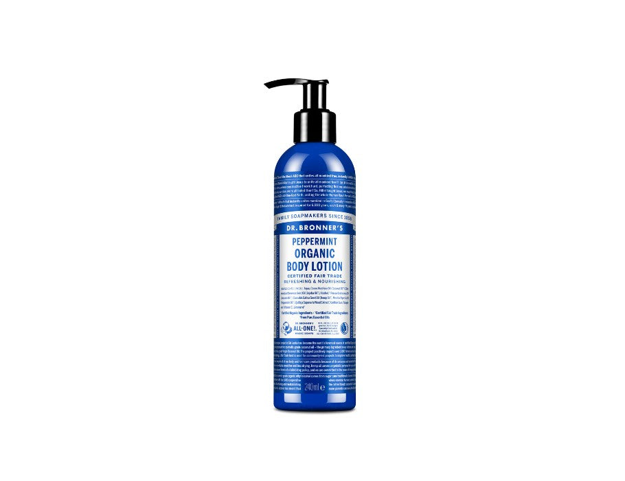 Lotion pour le corps Dr. Bronner's - menthe poivrée - 240ml