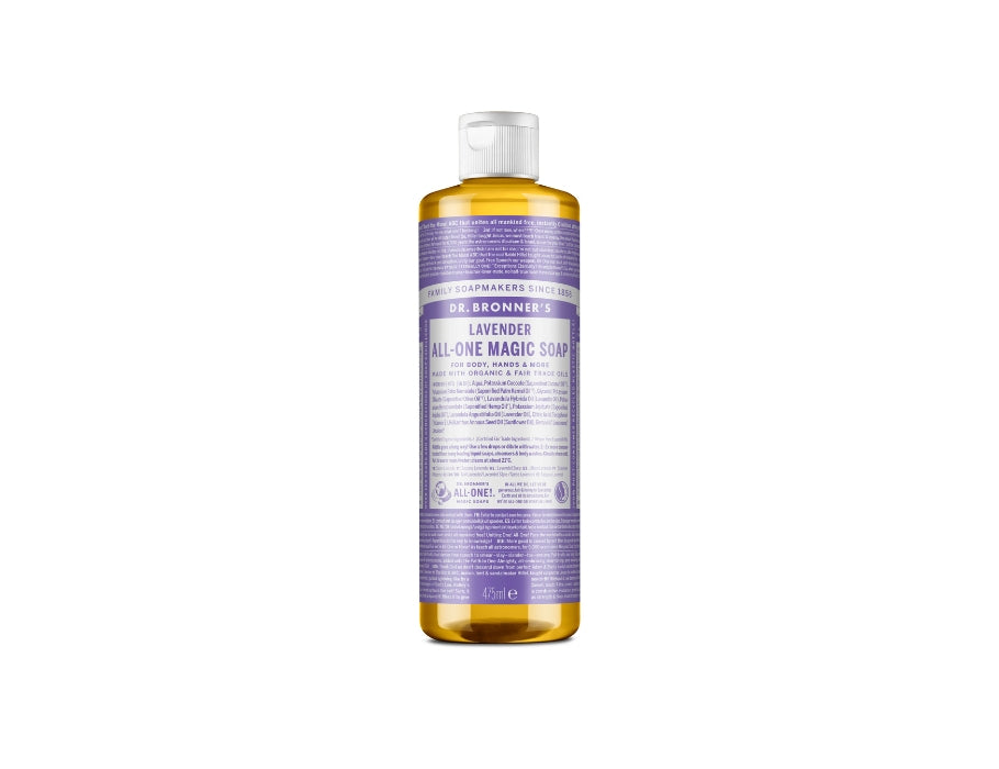 Savon liquide Dr. Bronner's - Castille pure - lavande - 475 ml