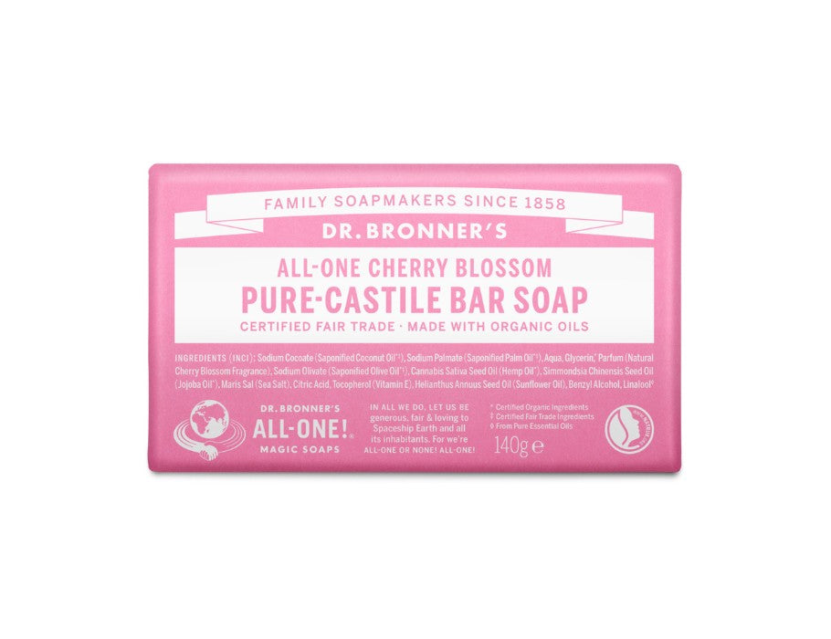 Bloque de savon du Dr Bronner - Pure Castille - Cherry Blossom
