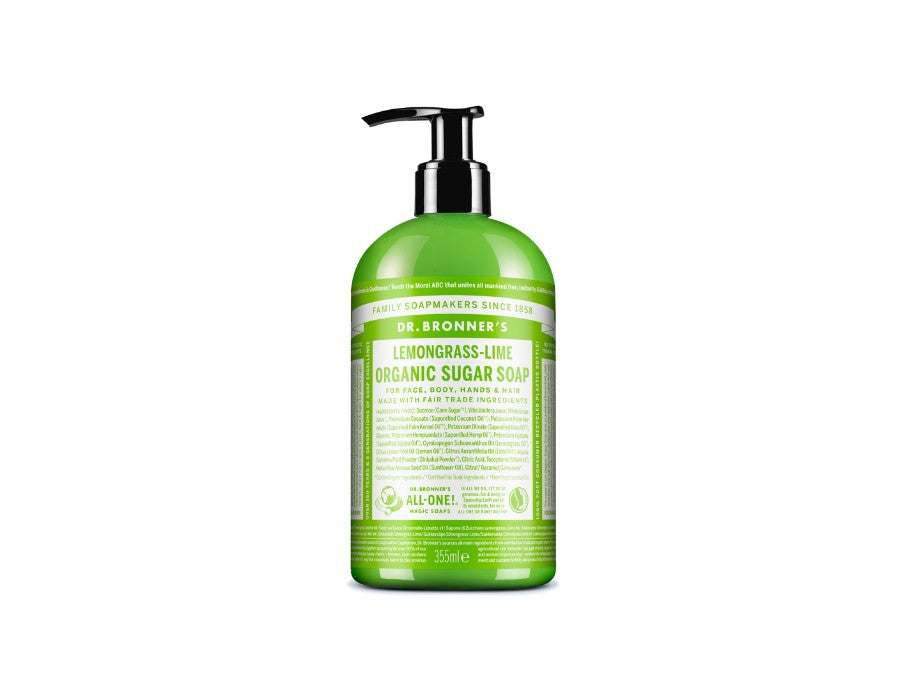 Pompe à savon Dr. Bronner's - Citronnelle Lime - 355 ml