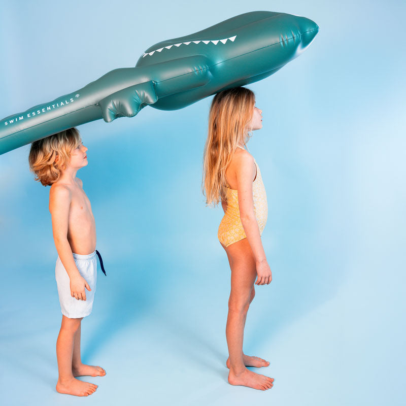 Paysage de rêve | matelas pneumatique de luxe en crocodile vert