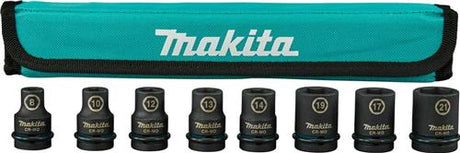 Makita accessoires jeu de douilles à chocs 8 pièces - e-16601