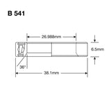 Roulements Enduro b 541 max - abec 3 max (radial) - 1 1 16''x1.5''x9 32''