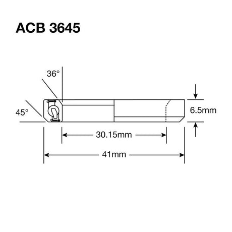 Roulements Enduro acb 3645 cc ss - 440c inox (contact angulaire) - 30,2x41x6,5 (36x45°)