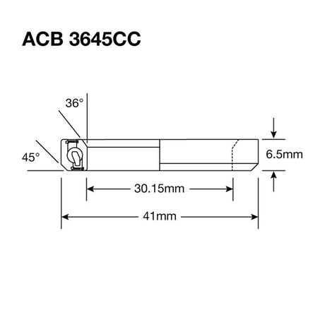 Roulements Enduro acb 3645 cc bo - abec 5 - oxyde noir (contact angulaire) - 30,2x41x6,5 (36x45°)