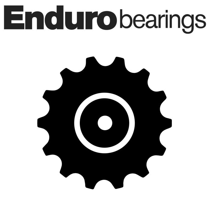 Enduro roulements jeu de roues jockey céramique hybride cx - sram - 9,10 ou 11 vitesses - rouge