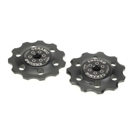 Poulies de dérailleur à roulements Enduro - zéro céramique - shimano - 11 vitesses - noires