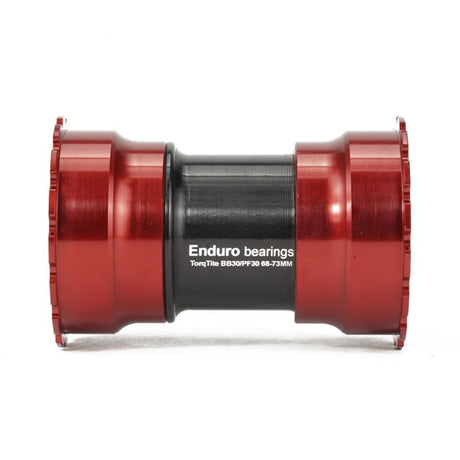 Enduro roulements pédalier torqtite - pf30 à 30mm (étroit) - a c ss - rouge