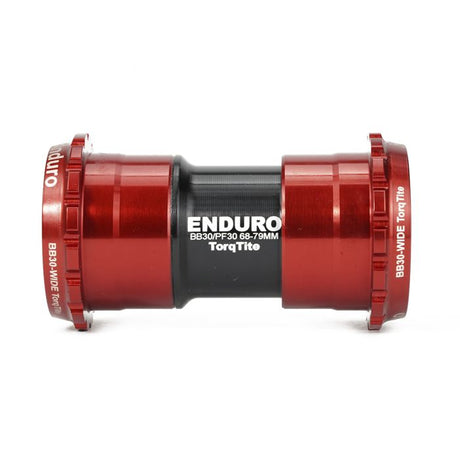Enduro roulements pédalier torqtite - bb30 à 30mm - a c ss - rouge
