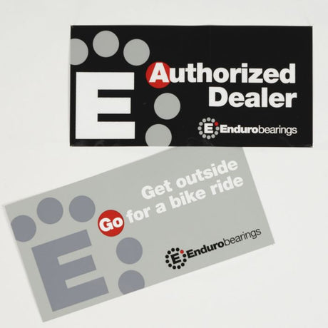 Autocollant de fenêtre de revendeur agréé Enduro Bearings