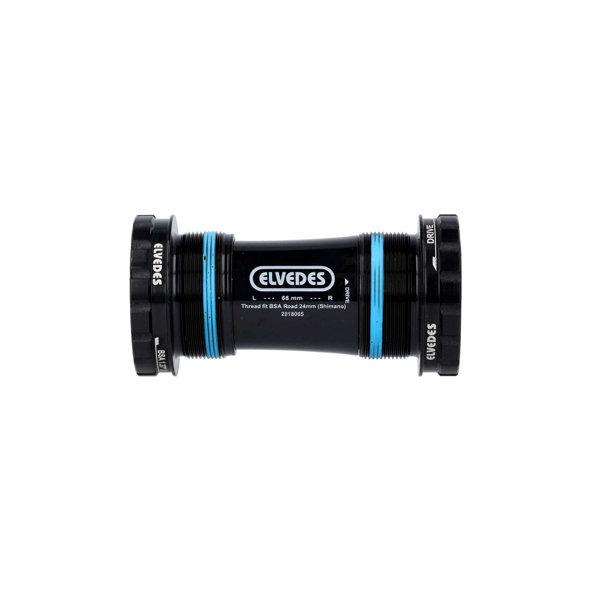Arbre de joueur Elvedes Hollowtech Shimano Race 24 mm noir