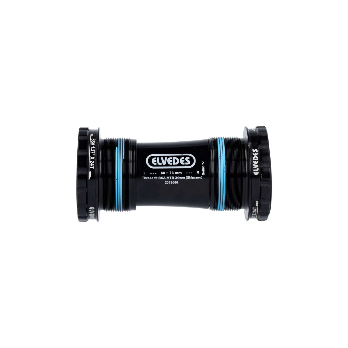 Joueur essieu Elvedes Shimano MTB ATB 24 mm noir