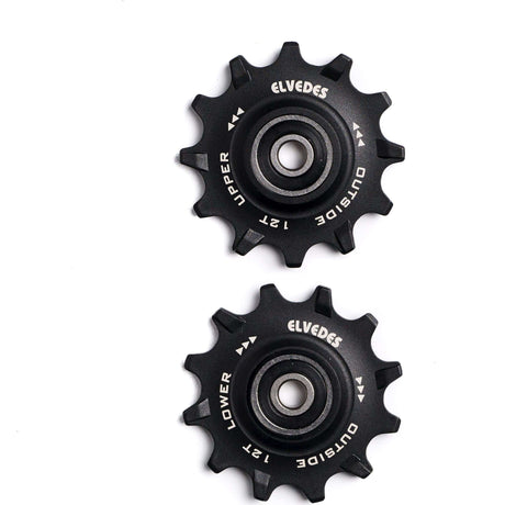 Elvedes Derailleur Roues en acier inoxydable 12T 11V scellé étroit