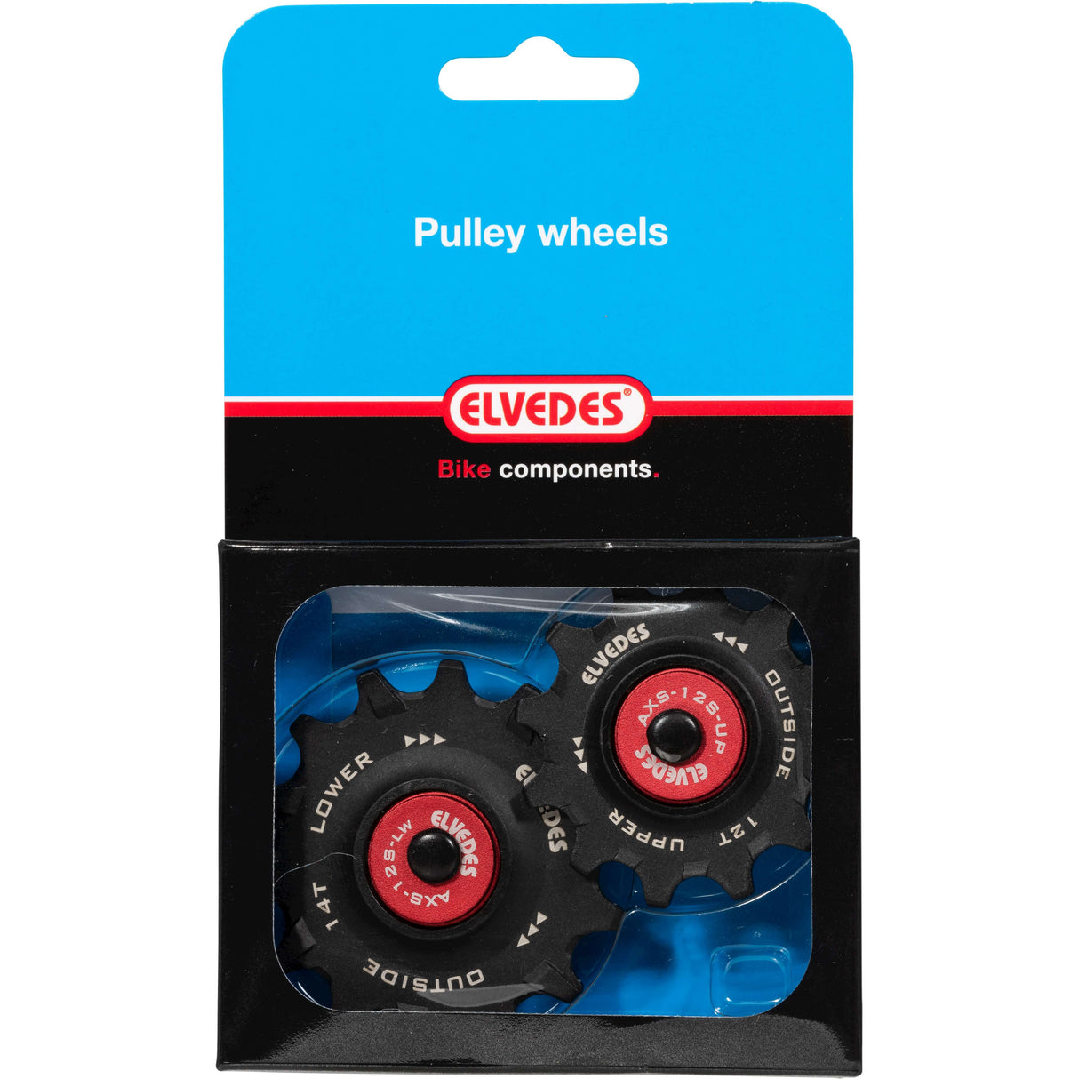 Elvedes set derailleur wheels 12t+14t ceramic