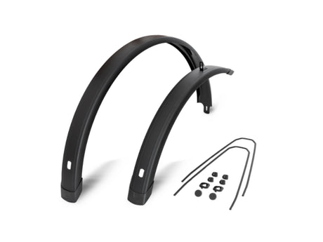 Eurofender EF jeu de garde-boue tempo carré 28 pouces 72mm noir